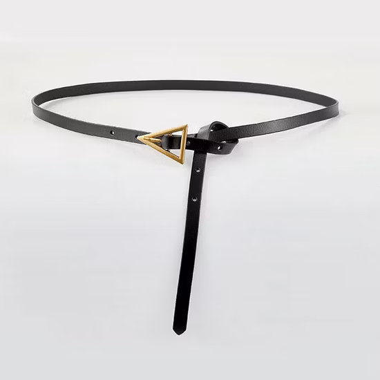 Cinturones de cuero con hebilla de aleación de moda Cinturón de mujer de cuero auténtico