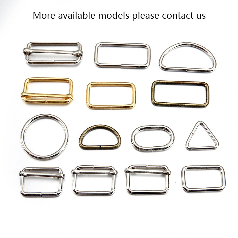 Metal Accessories Cable Buckle D Buckle Dring Can Be Customized for Bags and Clothes